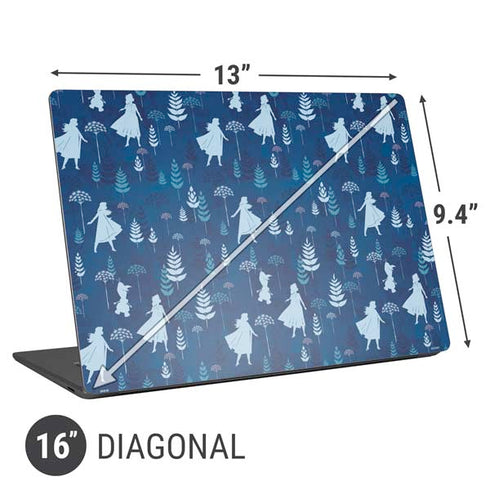 Disney Frozen II Frozen II Pattern Universal Laptop 16in (13 x 9.4in) Skin